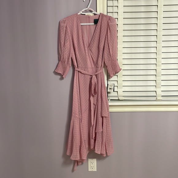 Gabby Skye - Asymmetrical Chiffon Dress, Size 2(4) - Picture 4 of 6